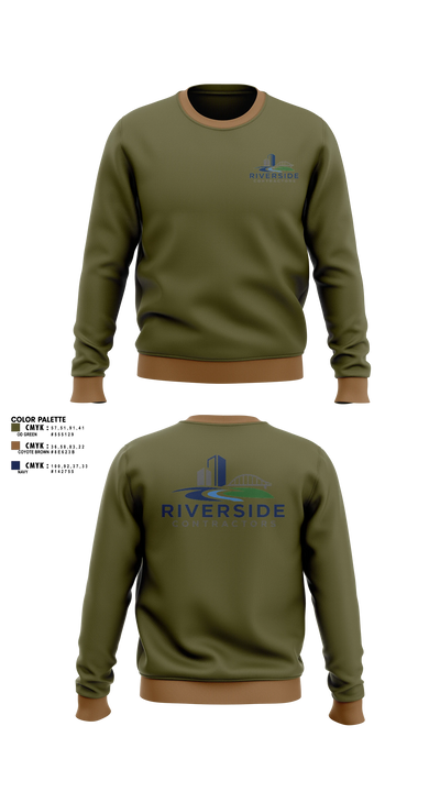 Riverside Contractors LLC Crew Neck Sweatshirt - 1