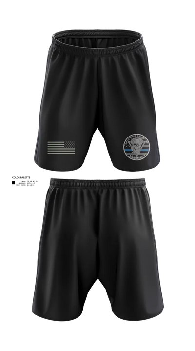 Robstown Police Department Narcotics Division Athletic Shorts With Pockets - 21