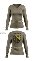 440th CBRN CO 79820871 Women's Long Sleeve V-neck Shirt - 102