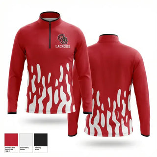 Quarter Zip Jacket, Center Grove, Men's Lacrosse, Teamtime, Team time, sublimation, custom sports apparel, team uniforms, spirit wear, spiritwear, sports uniforms, custom shirts, team store, custom team store, fundraiser sports, apparel fundraiser