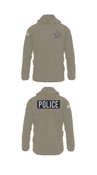 Windbreaker, Round Lake Park Police Department, Police, Teamtime, Team time, sublimation, custom sports apparel, team uniforms, spirit wear, spiritwear, sports uniforms, custom shirts, team store, custom team store, fundraiser sports, apparel fundraiser