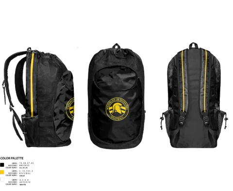 Gear Bag, Waterloo Region Minor Football, , Teamtime, Team time, sublimation, custom sports apparel, team uniforms, spirit wear, spiritwear, sports uniforms, custom shirts, team store, custom team store, fundraiser sports, apparel fundraiser