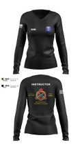 D CO 37279628 Women's Long Sleeve V-neck Shirt - 4