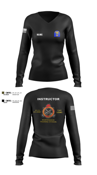 Womens Long Sleeve Vneck Shirt, D CO, , Teamtime, Team time, sublimation, custom sports apparel, team uniforms, spirit wear, spiritwear, sports uniforms, custom shirts, team store, custom team store, fundraiser sports, apparel fundraiser