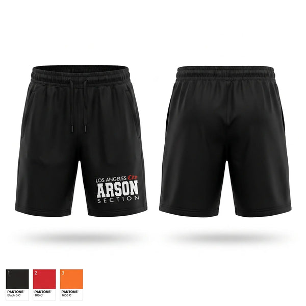 Athletic Shorts With Pockets, Arson Squad, Fire Department, Teamtime, Team time, sublimation, custom sports apparel, team uniforms, spirit wear, spiritwear, sports uniforms, custom shirts, team store, custom team store, fundraiser sports, apparel fundraiser
