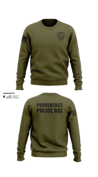 Crew Neck Sweatshirt, Providence Police BCI, Police, Teamtime, Team time, sublimation, custom sports apparel, team uniforms, spirit wear, spiritwear, sports uniforms, custom shirts, team store, custom team store, fundraiser sports, apparel fundraiser
