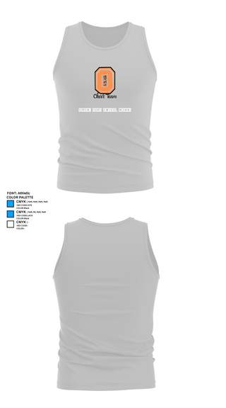 Tank Top, Ogden High School Cheer, Cheer, Teamtime, Team time, sublimation, custom sports apparel, team uniforms, spirit wear, spiritwear, sports uniforms, custom shirts, team store, custom team store, fundraiser sports, apparel fundraiser