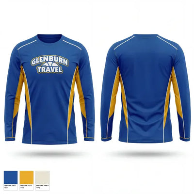 Glenburn travel 97973377 Long Sleeve Performance Shirt 1