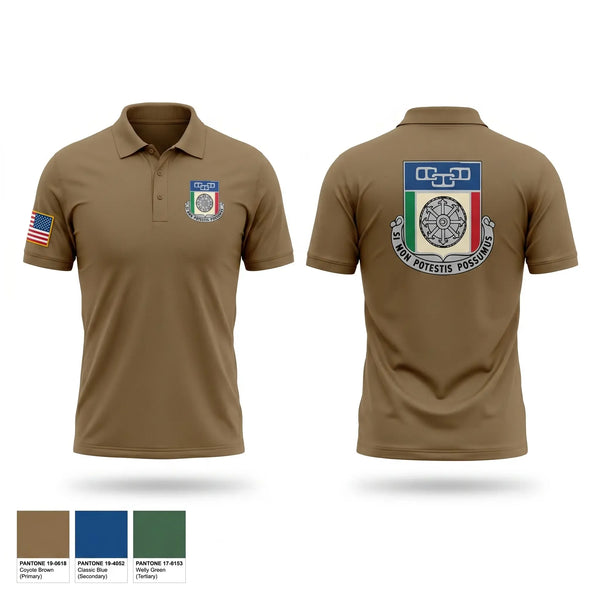 Short Sleeve Performance Polo, 244th QUARTERMASTER BATTALION, Army, Teamtime, Team time, sublimation, custom sports apparel, team uniforms, spirit wear, spiritwear, sports uniforms, custom shirts, team store, custom team store, fundraiser sports, apparel fundraiser