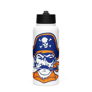 BYHS Lady Bucs Softball 74007359 Stainless Steel Water Bottle with a Straw Lid