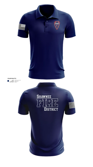 Short Sleeve Performance Polo, Shawnee Fire District, Fire Department, Teamtime, Team time, sublimation, custom sports apparel, team uniforms, spirit wear, spiritwear, sports uniforms, custom shirts, team store, custom team store, fundraiser sports, apparel fundraiser