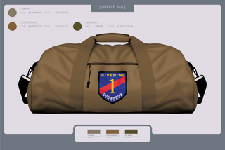 Duffle Bag, Riverine Squadron One, , Teamtime, Team time, sublimation, custom sports apparel, team uniforms, spirit wear, spiritwear, sports uniforms, custom shirts, team store, custom team store, fundraiser sports, apparel fundraiser