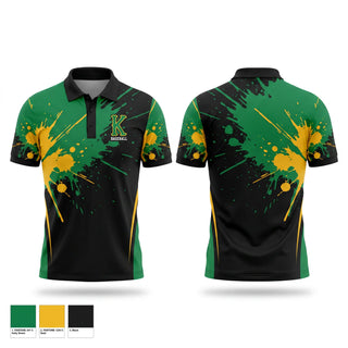 Short Sleeve Performance Polo, Kennedy High School, Baseball, Teamtime, Team time, sublimation, custom sports apparel, team uniforms, spirit wear, spiritwear, sports uniforms, custom shirts, team store, custom team store, fundraiser sports, apparel fundraiser