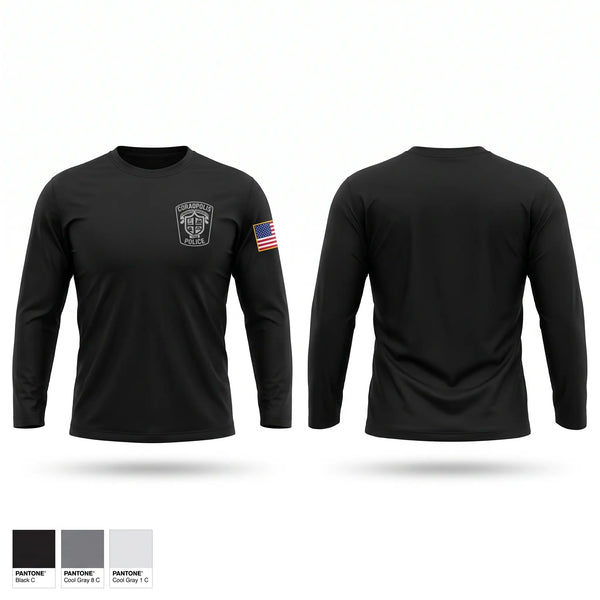Long Sleeve Performance Shirt, Coraopolis Police Department, Police, Teamtime, Team time, sublimation, custom sports apparel, team uniforms, spirit wear, spiritwear, sports uniforms, custom shirts, team store, custom team store, fundraiser sports, apparel fundraiser