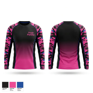 Long Sleeve Performance Shirt, Trash Pandas, Softball, Teamtime, Team time, sublimation, custom sports apparel, team uniforms, spirit wear, spiritwear, sports uniforms, custom shirts, team store, custom team store, fundraiser sports, apparel fundraiser