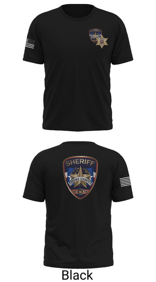Short Sleeve Performance Shirt, Cooke County Sheriff’s Office, Police, Teamtime, Team time, sublimation, custom sports apparel, team uniforms, spirit wear, spiritwear, sports uniforms, custom shirts, team store, custom team store, fundraiser sports, apparel fundraiser