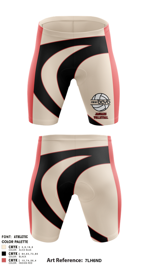 Mens Compression Shorts, Jaguars, Men's Volleyball, Teamtime, Team time, sublimation, custom sports apparel, team uniforms, spirit wear, spiritwear, sports uniforms, custom shirts, team store, custom team store, fundraiser sports, apparel fundraiser