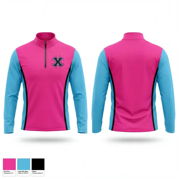 Quarter Zip Jacket, XTREME, Baseball, Teamtime, Team time, sublimation, custom sports apparel, team uniforms, spirit wear, spiritwear, sports uniforms, custom shirts, team store, custom team store, fundraiser sports, apparel fundraiser