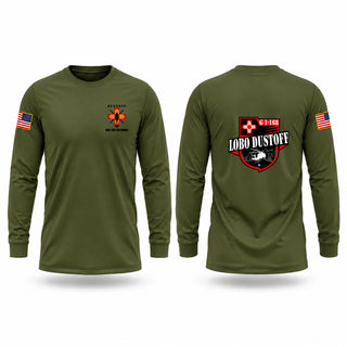 Long Sleeve Performance Shirt, Lobo Dustoff, National Guard, Teamtime, Team time, sublimation, custom sports apparel, team uniforms, spirit wear, spiritwear, sports uniforms, custom shirts, team store, custom team store, fundraiser sports, apparel fundraiser
