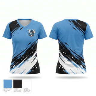 Womens Short Sleeve Vneck Shirt, Vipers, Baseball, Teamtime, Team time, sublimation, custom sports apparel, team uniforms, spirit wear, spiritwear, sports uniforms, custom shirts, team store, custom team store, fundraiser sports, apparel fundraiser