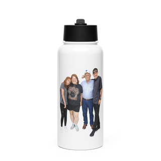 Phillip 19316575 Stainless Steel Water Bottle with a Straw Lid