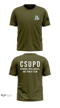 Criminal Intelligence and Threat Team Old School Cotton Feel Shirt - 10