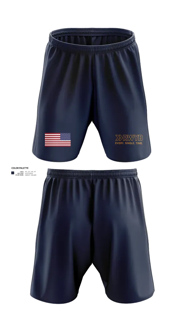 Athletic Shorts With Pockets, RWYB GC, Golf, Teamtime, Team time, sublimation, custom sports apparel, team uniforms, spirit wear, spiritwear, sports uniforms, custom shirts, team store, custom team store, fundraiser sports, apparel fundraiser