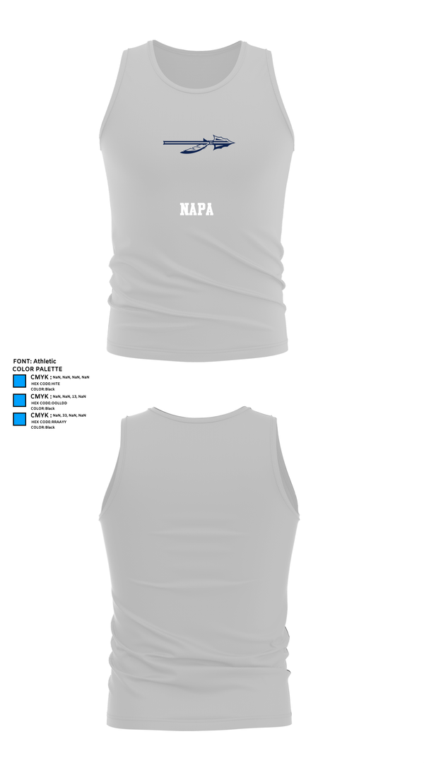 Tank Top, NAPA, Men's Soccer, Teamtime, Team time, sublimation, custom sports apparel, team uniforms, spirit wear, spiritwear, sports uniforms, custom shirts, team store, custom team store, fundraiser sports, apparel fundraiser