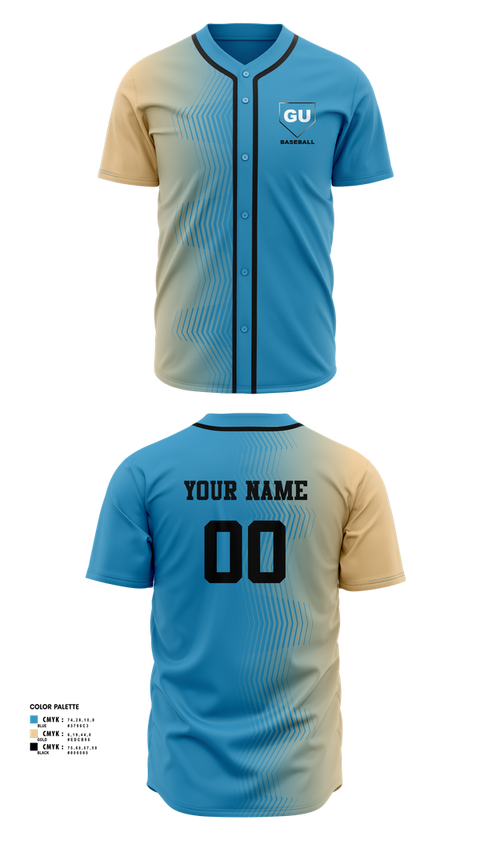 Full Button Baseball Jersey, Glove ultimate, Baseball, Teamtime, Team time, sublimation, custom sports apparel, team uniforms, spirit wear, spiritwear, sports uniforms, custom shirts, team store, custom team store, fundraiser sports, apparel fundraiser