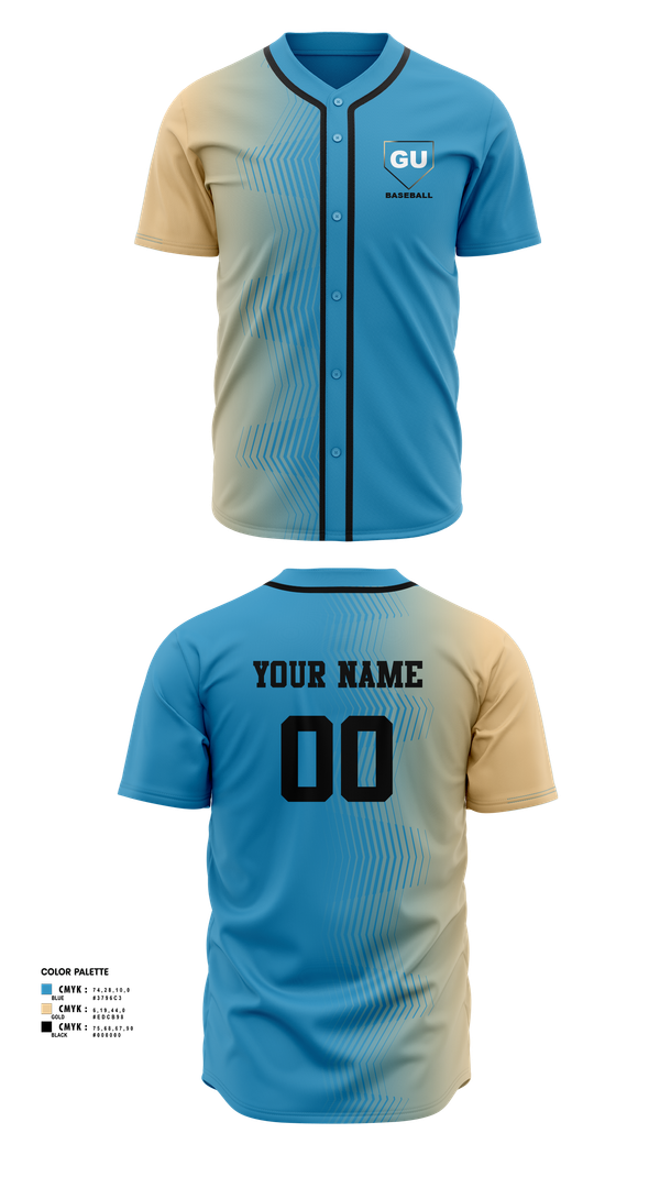 Full Button Baseball Jersey, Glove ultimate, Baseball, Teamtime, Team time, sublimation, custom sports apparel, team uniforms, spirit wear, spiritwear, sports uniforms, custom shirts, team store, custom team store, fundraiser sports, apparel fundraiser