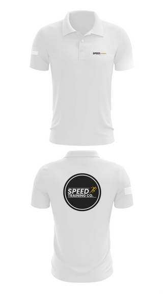 Short Sleeve Performance Polo, Speed Training Co, Track & Field, Teamtime, Team time, sublimation, custom sports apparel, team uniforms, spirit wear, spiritwear, sports uniforms, custom shirts, team store, custom team store, fundraiser sports, apparel fundraiser