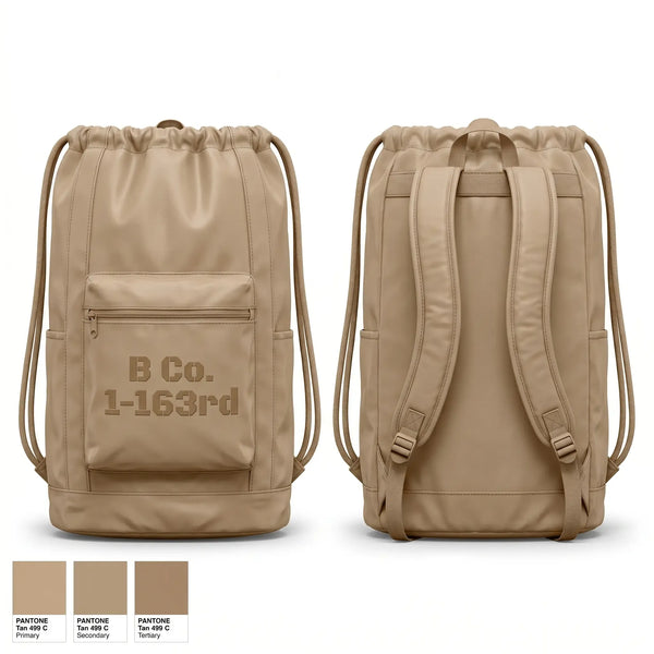 Gear Bag, B Co 1-163rd, National Guard, Teamtime, Team time, sublimation, custom sports apparel, team uniforms, spirit wear, spiritwear, sports uniforms, custom shirts, team store, custom team store, fundraiser sports, apparel fundraiser