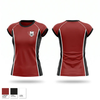 Short Sleeve Womens Volleyball Jersey, Wright Brothers Pilots, Women's Volleyball, Teamtime, Team time, sublimation, custom sports apparel, team uniforms, spirit wear, spiritwear, sports uniforms, custom shirts, team store, custom team store, fundraiser sports, apparel fundraiser