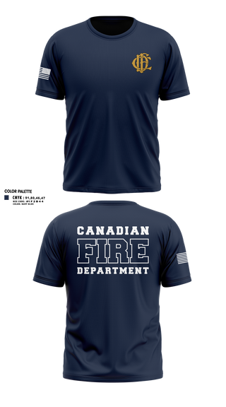 Short Sleeve Performance Shirt, Canadian Volunteer Fire Department, Fire Department, Teamtime, Team time, sublimation, custom sports apparel, team uniforms, spirit wear, spiritwear, sports uniforms, custom shirts, team store, custom team store, fundraiser sports, apparel fundraiser