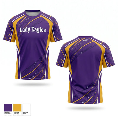 Lady Eagles Short Sleeve Performance Shirt - 2