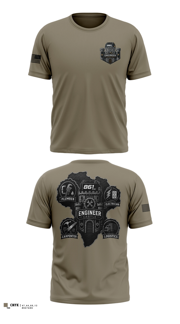 Short Sleeve Performance Shirt, 861, Army, Teamtime, Team time, sublimation, custom sports apparel, team uniforms, spirit wear, spiritwear, sports uniforms, custom shirts, team store, custom team store, fundraiser sports, apparel fundraiser