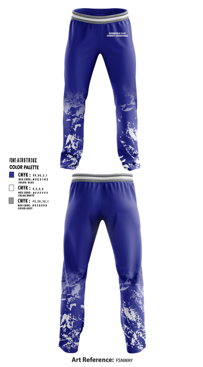 Brookfield R-III High School Basketball 85578294 Sweatpants - 1