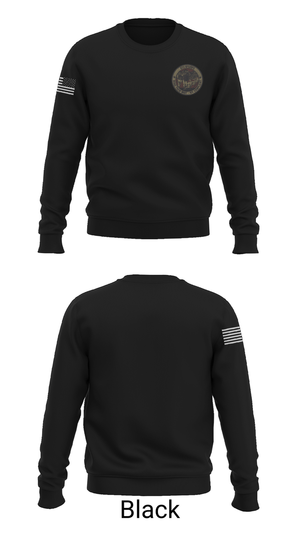 Crew Neck Sweatshirt, 673 SFS, Air Force, Teamtime, Team time, sublimation, custom sports apparel, team uniforms, spirit wear, spiritwear, sports uniforms, custom shirts, team store, custom team store, fundraiser sports, apparel fundraiser