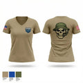 15TH MI 86442620 Women's Short Sleeve V-neck Shirt - 1