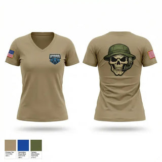 Womens Short Sleeve Vneck Shirt, 15TH MI, Army, Teamtime, Team time, sublimation, custom sports apparel, team uniforms, spirit wear, spiritwear, sports uniforms, custom shirts, team store, custom team store, fundraiser sports, apparel fundraiser