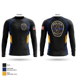 Long Sleeve Performance Shirt, Maryville IL Police Department, Police, Teamtime, Team time, sublimation, custom sports apparel, team uniforms, spirit wear, spiritwear, sports uniforms, custom shirts, team store, custom team store, fundraiser sports, apparel fundraiser
