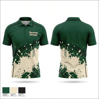 Short Sleeve Performance Polo, Swamp Dawgz, Baseball, Teamtime, Team time, sublimation, custom sports apparel, team uniforms, spirit wear, spiritwear, sports uniforms, custom shirts, team store, custom team store, fundraiser sports, apparel fundraiser