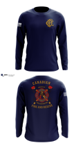 Canadian Volunteer Fire Department 94658474 Long Sleeve Performance Shirt - 100