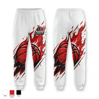 Sweatpants, Arise Above, Men's Basketball, Teamtime, Team time, sublimation, custom sports apparel, team uniforms, spirit wear, spiritwear, sports uniforms, custom shirts, team store, custom team store, fundraiser sports, apparel fundraiser