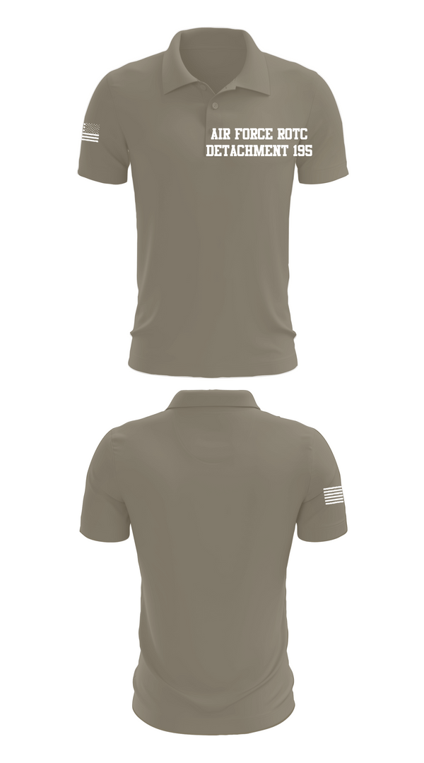 Short Sleeve Performance Polo, Air Force ROTC Detachment 195, Air Force, Teamtime, Team time, sublimation, custom sports apparel, team uniforms, spirit wear, spiritwear, sports uniforms, custom shirts, team store, custom team store, fundraiser sports, apparel fundraiser