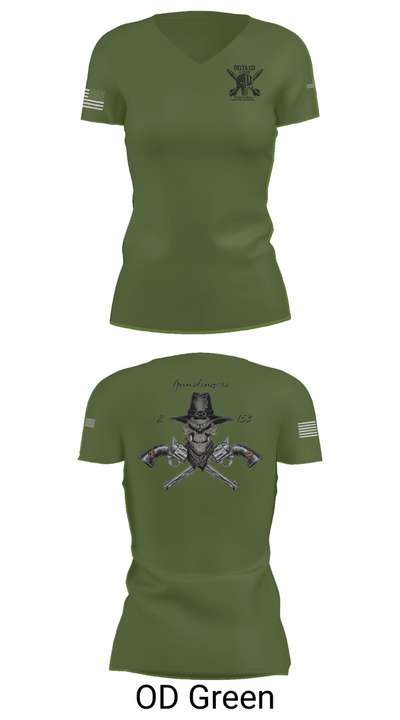 CO D 2-153 92734022 Women's Short Sleeve V-neck Shirt - 46