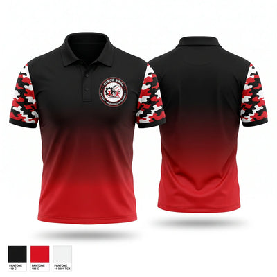 CoachRaulOlivas.com Short Sleeve Performance Polo - 1