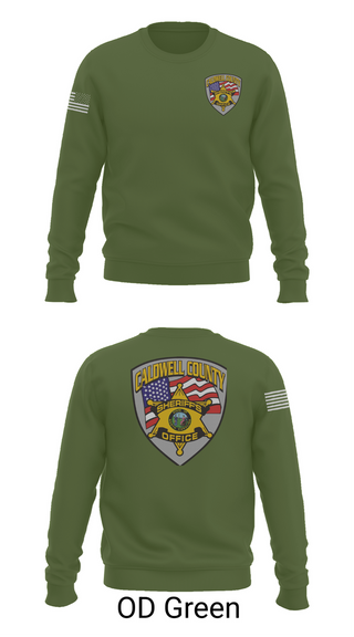 Crew Neck Sweatshirt, Caldwell County Sheriff's Office, , Teamtime, Team time, sublimation, custom sports apparel, team uniforms, spirit wear, spiritwear, sports uniforms, custom shirts, team store, custom team store, fundraiser sports, apparel fundraiser