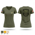 Marine9 68329626 Women's Short Sleeve V-neck Shirt - 1
