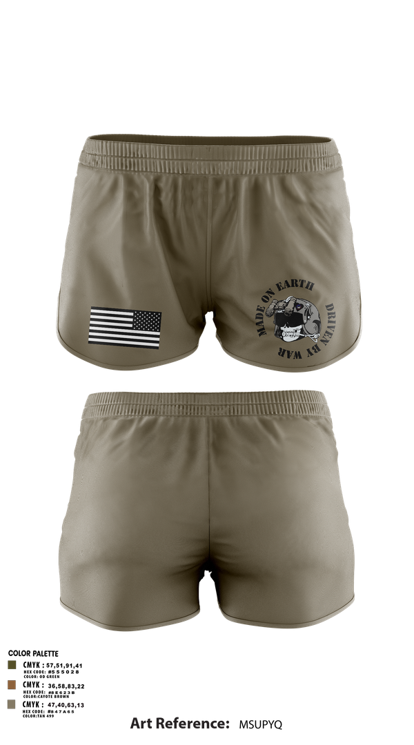 Ranger Panties, B/4-3 Assault Helicopter Battalion, , Teamtime, Team time, sublimation, custom sports apparel, team uniforms, spirit wear, spiritwear, sports uniforms, custom shirts, team store, custom team store, fundraiser sports, apparel fundraiser